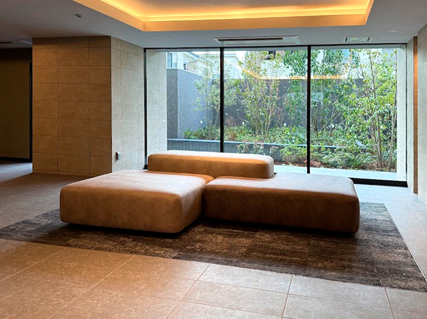 マンション エントランス ベンチ」（ベンチ） | 製作実績 | 株式会社さ