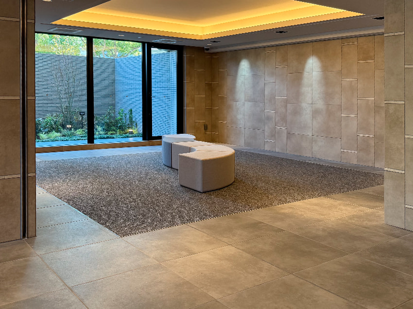 マンション エントランス ベンチ」（ベンチ） | 製作実績 | 株式会社さ